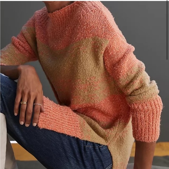 Anthropologie Sweaters - Anthropologie Pilcro Rugby Striped Tunic Sweater